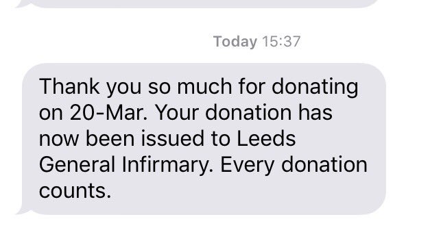 HannahMerrick1's tweet photo. Always nice to see where my @GiveBloodNHS donation is used #giveblood https://t.co/Lg95xwsfHr