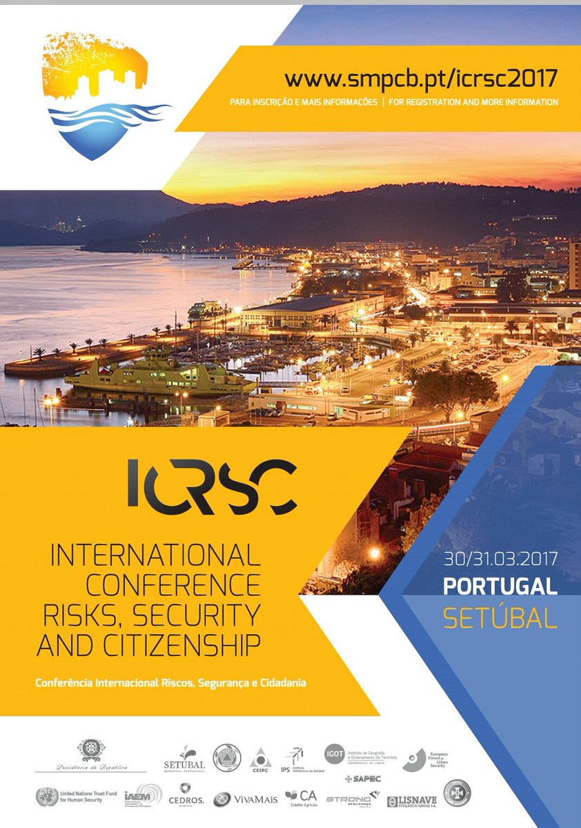 UMEgob's tweet photo. Comienza en Setubal la Internacional Conference Risks,Security and Citizenship #ICRSC Mañana hablaremos de la Inteligencia en emergencias https://t.co/z9Oxj6TpIP