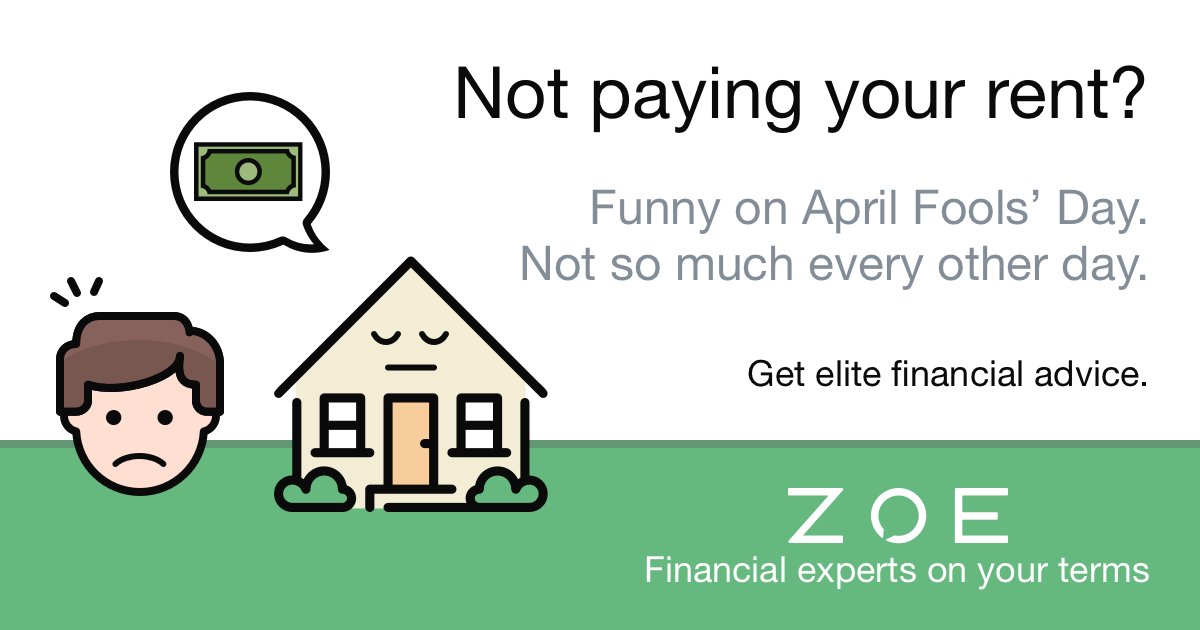 Not paying your rent? #aprilfools #zoe hubs.ly/H06Sgkr0