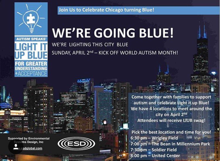 #WorldAutismAwarenessDay is THIS Sunday! Where will you light it up blue?
