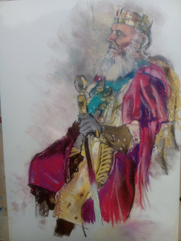 New drawing of KJ from a unknownArtists from Medway, March 2017