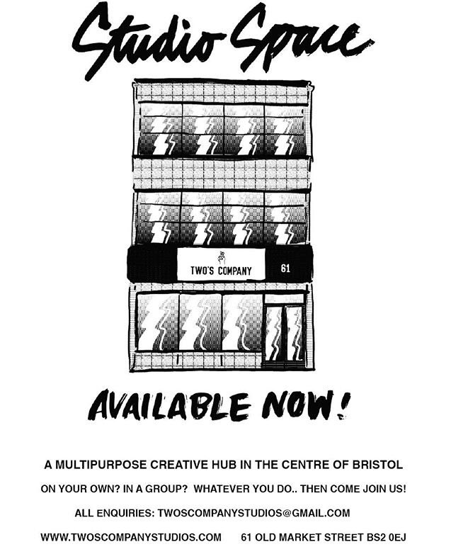 mr_gumm1's tweet photo. Looking for studio space in #Bristol ? @TwosCompany61 have got you covered #creative #studio #local https://t.co/0TwclhatLr