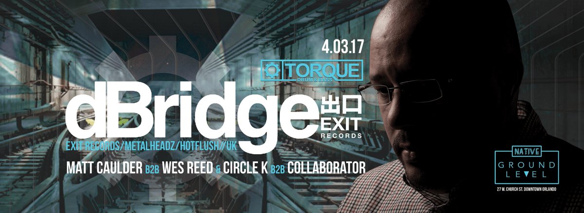 torquednb's tweet photo. this #monday, @dBridge in #orlando #drumandbass #dnb https://t.co/9SWFachY6e https://t.co/1086iWk62i