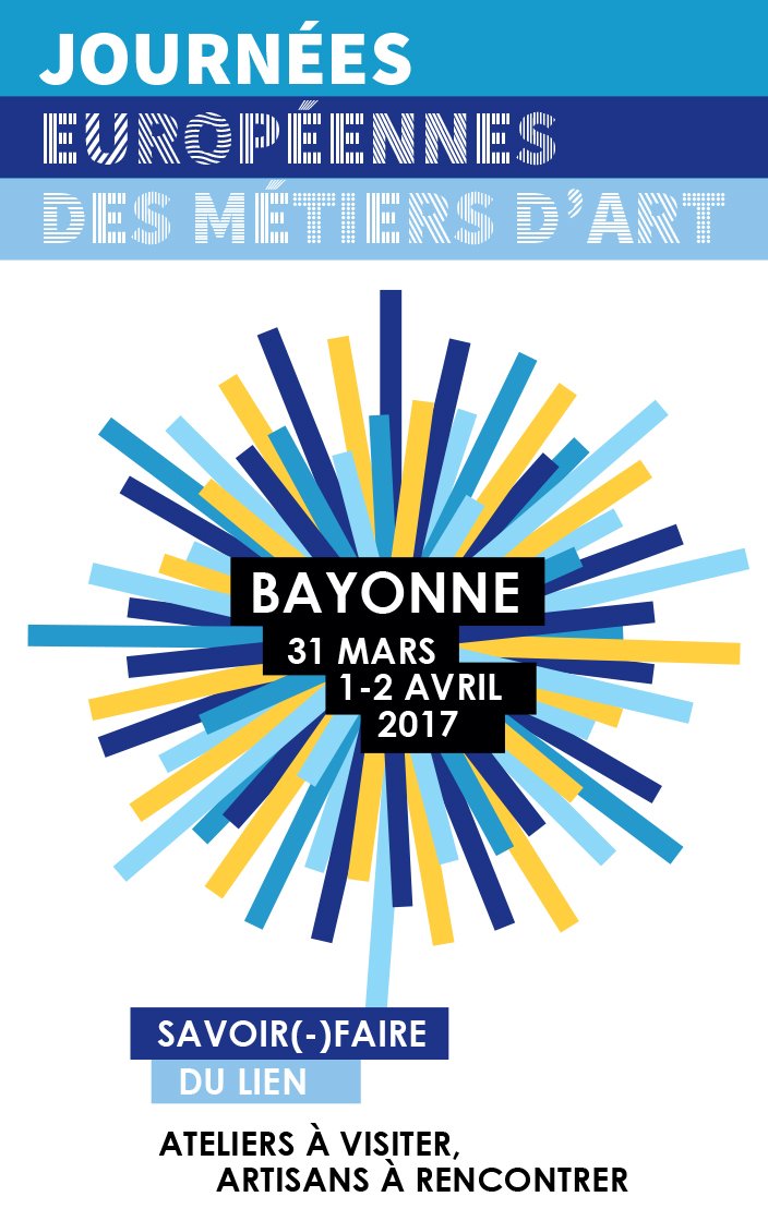 VilleDeBayonne's tweet photo. J-1 Journées Européennes des Métiers d'Art #Bayonne Au programme > https://t.co/LFPyH1dUcP #JEMA2016 #MetiersdArt https://t.co/mdNXYBK5dC