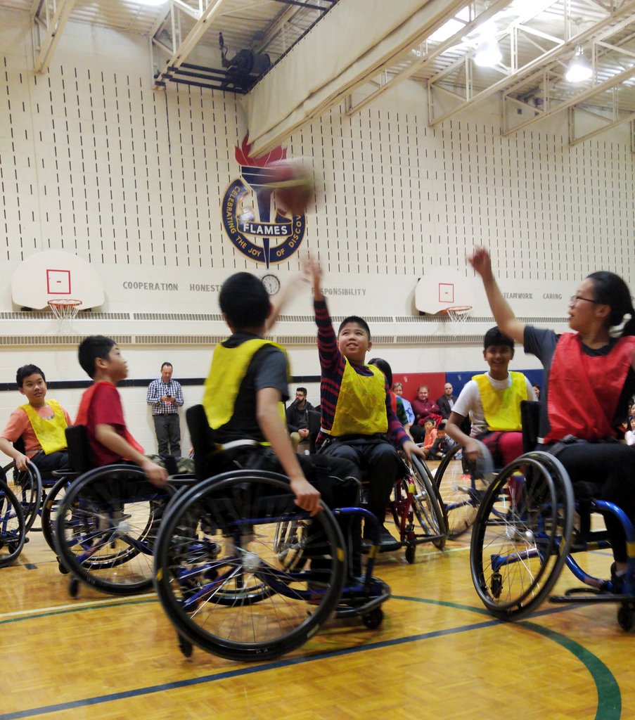 WCBballCanada's tweet photo. The #SchoolsProgram is supported by #RBCLearnToPlay project and helps improve skills to allow kids to have fun and be active! https://t.co/1wfaEPNqlu