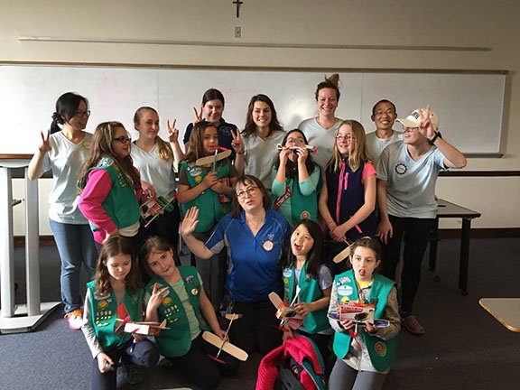 Last weekend, the ME Dept introduced 100 girls to the fun field of mechanical engineering on “Engineering is for Girls” day.