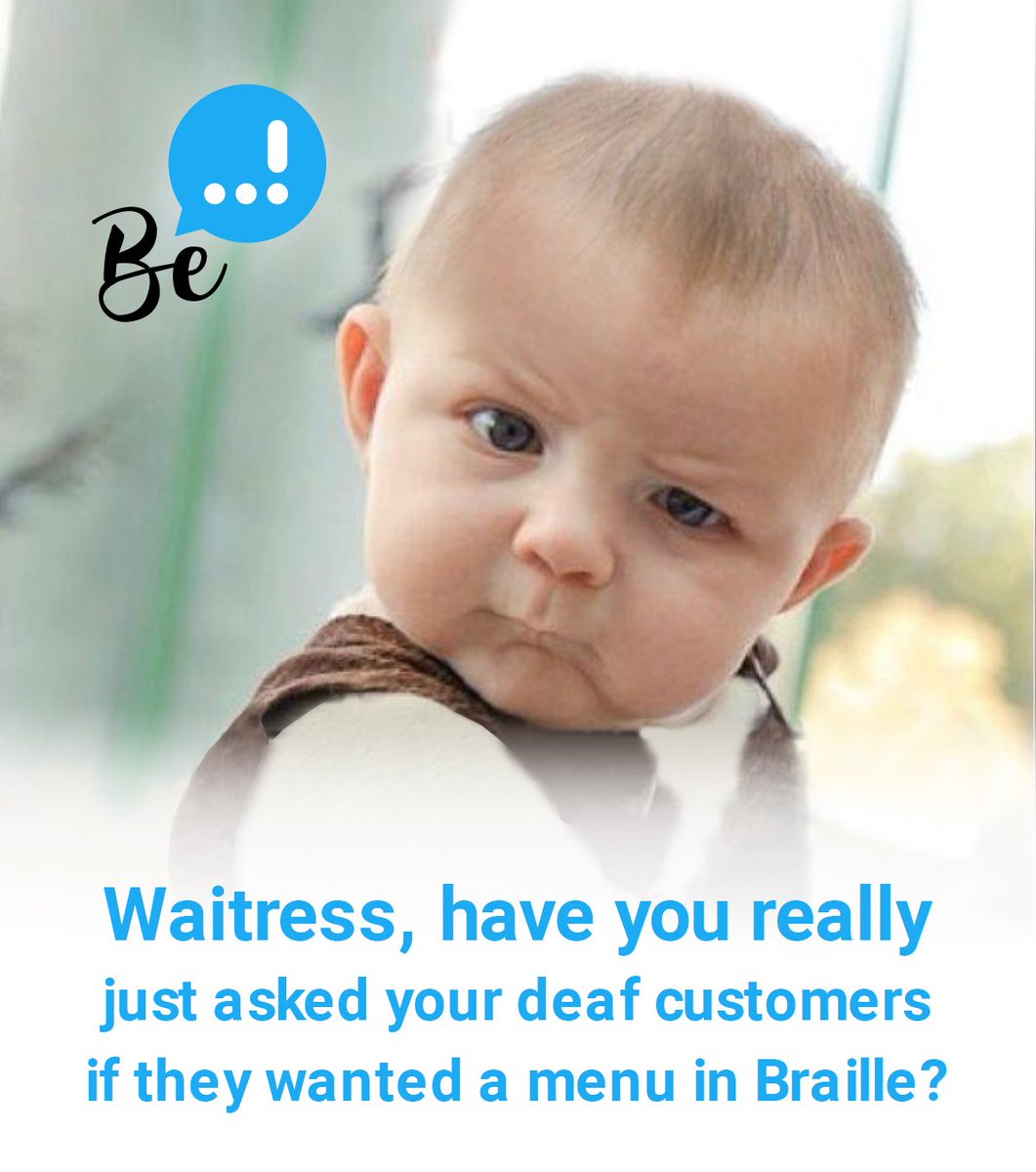 GetBeWarned's tweet image. #BeWarned will teach you how to serve your #deaf and #hardofhearing clients properly
#app #HoH