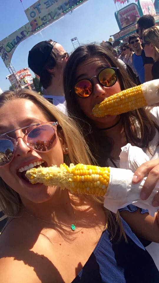 laceyymorris's tweet photo. Can still taste this corn on the cobb.... HOW DID THE YEAR GO BY SO QUICKLY @mandagerzog #NYstatefair #NHsmc #ThrowbackThursday https://t.co/2TOk0mKo6f