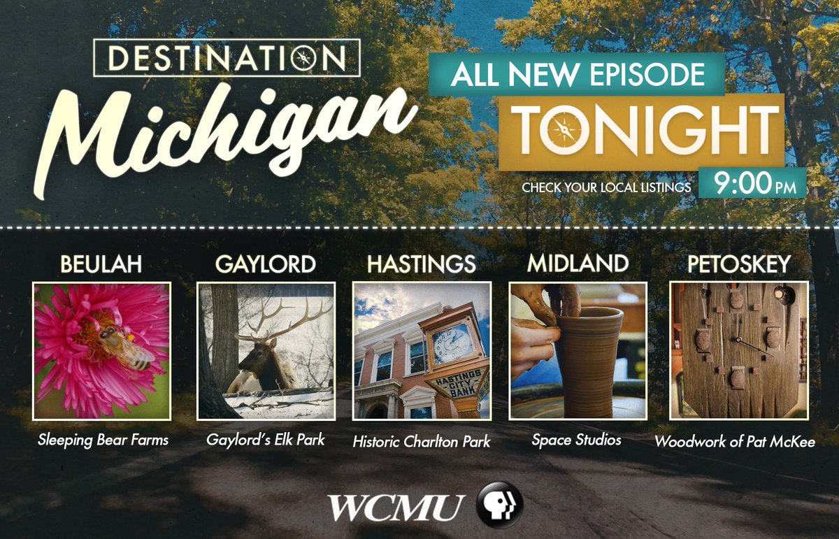 stefanieumills's tweet photo. I got the buzz on Sleeping Bear Farms in Beulah.  Learn why their honey is second to none tonight at 9 on #DestinationMichigan on @WCMUTV https://t.co/Fj2w4kY82X