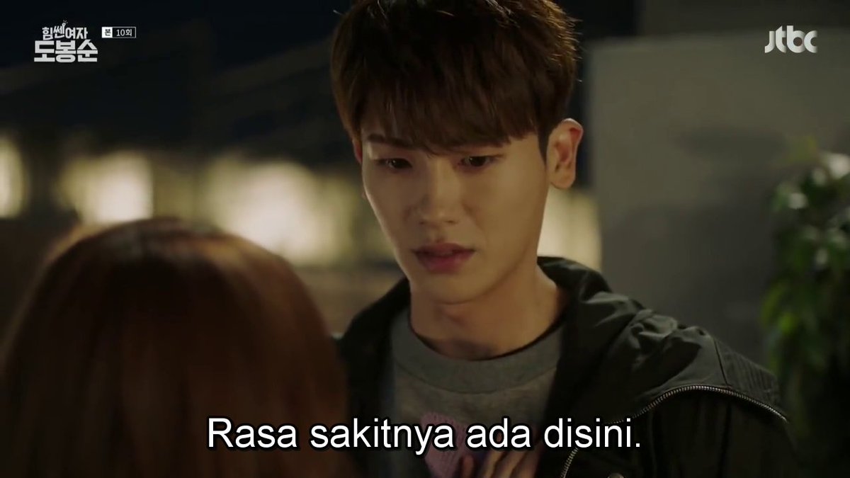 TheDramaKorea's tweet photo. “Kau harus berhenti menyukainya. Sepertinya aku menyukaimu” – Strong Woman Do Bong Soon. https://t.co/UUv3qB5vwL