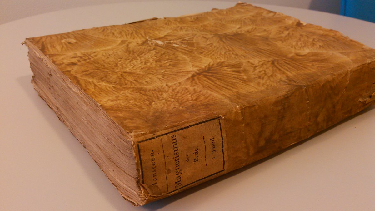 magnargj's tweet photo. I dag fikk denne godbiten et nytt hjem i Ultima Thule-samlingen ved @ubtromso @bodleianlibs #geomagnetism #magneticcrusade #Hansteen https://t.co/6kzfy7nfjy