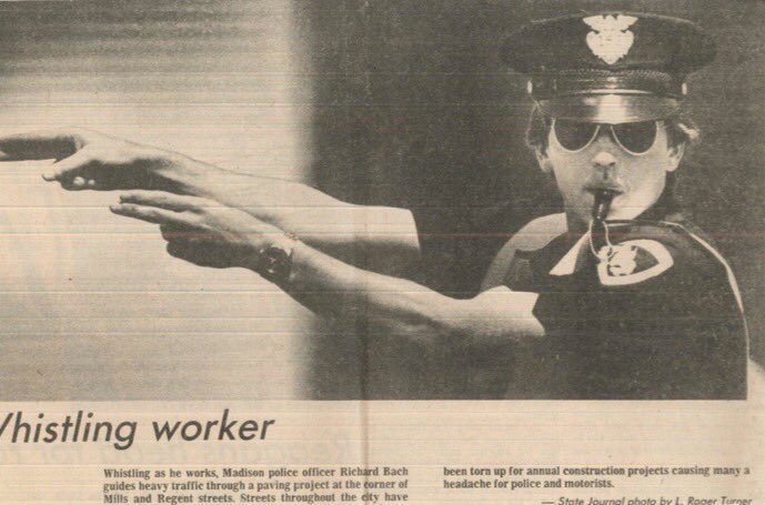 madisonpolice's tweet photo. #ThrowbackThursday #WhistleWhileUWork #MPDStrong https://t.co/qKz5XeY94N
