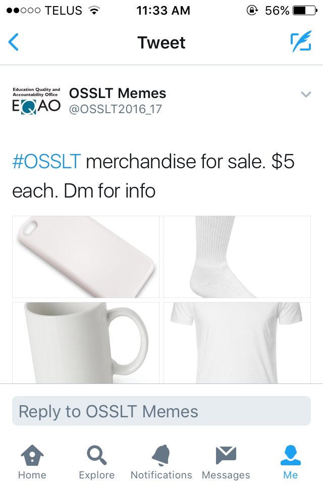 #OSSLT: Should there be a dress code?
Me: