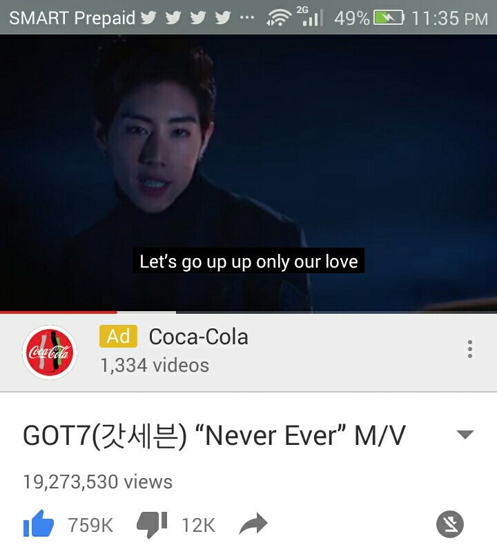 woonie210's tweet photo. @got7co lets go up up!! #NeverEver20MViews https://t.co/wkvmqp2Vf3