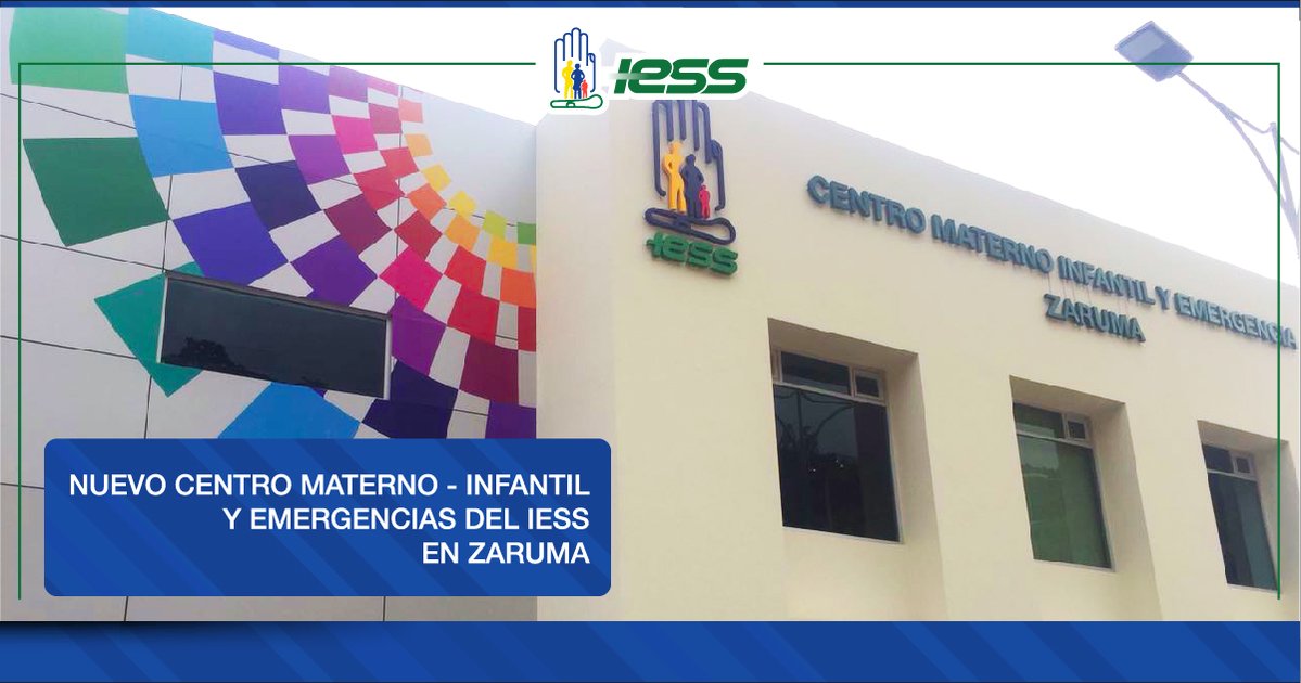 PublicaFM's tweet photo. #EcuadorEsSalud | El Centro Materno Infantil #IESSZaruma se inaugura de forma simultánea con el Hospital del #IESSLosCeibos. Imagen: @IESSec https://t.co/OxvzmGNWaK