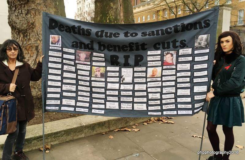 BenClaimant's tweet photo. The strength of feeling against sanctions and the personal stories of those taking part is sobering and thought provoking #no2sanctions https://t.co/zESVHgmvLj