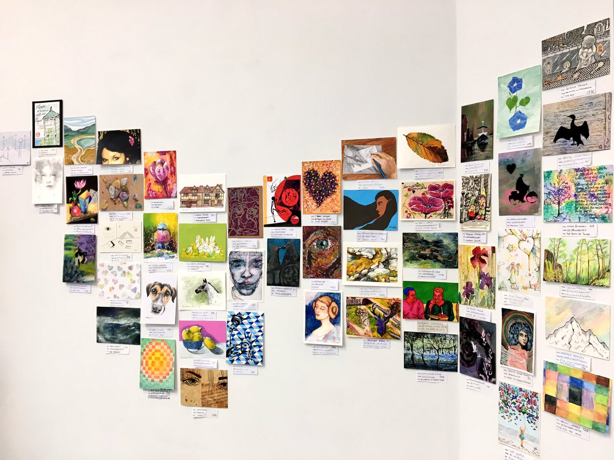 PAEartforacause's tweet photo. #TAE17 card hanging ..... https://t.co/wxQeaIGRWv