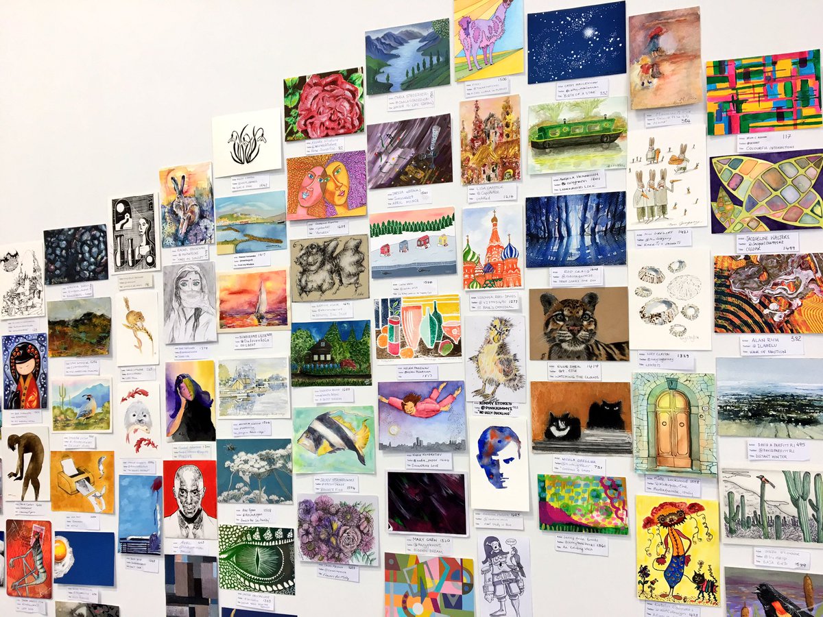 PAEartforacause's tweet photo. #TAE17 card hanging ..... https://t.co/wxQeaIGRWv