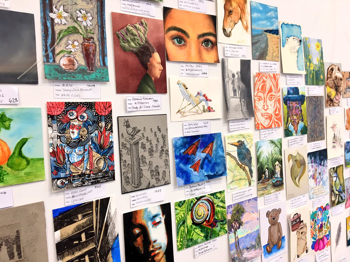 PAEartforacause's tweet photo. #TAE17 card hanging ..... https://t.co/wxQeaIGRWv