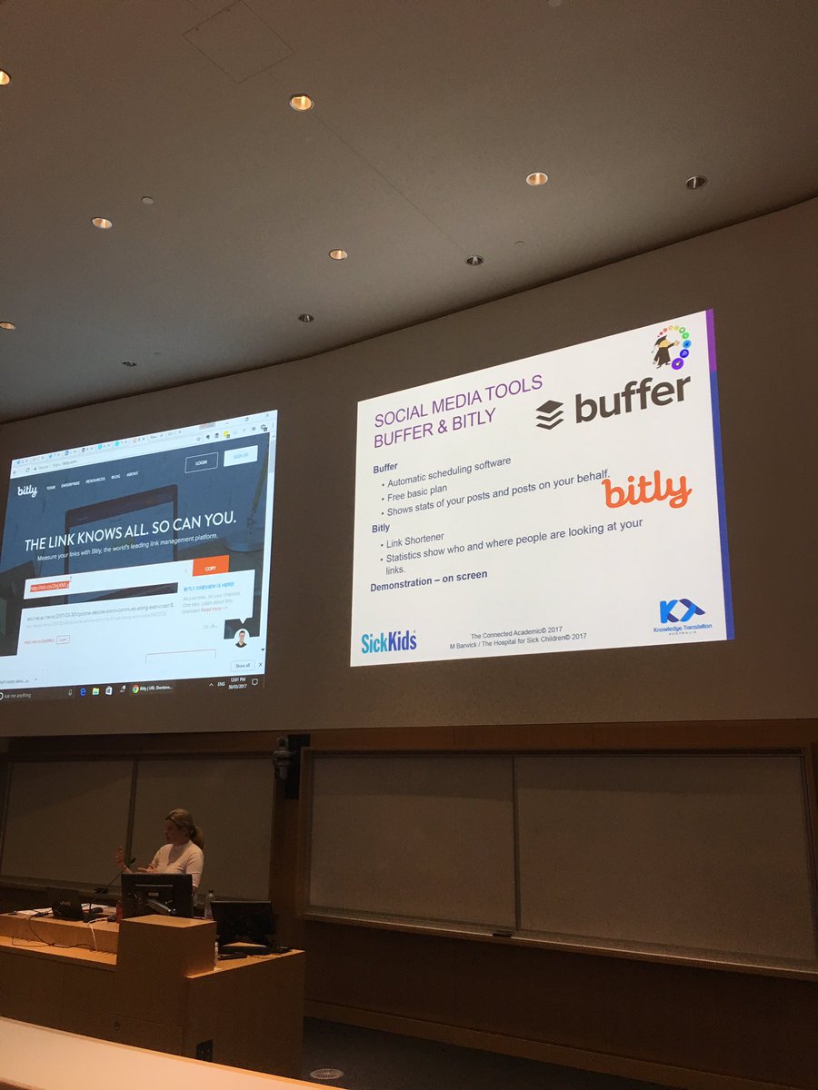 shannonw_uwo's tweet photo. Getting into the meat of how to manage the Social Media monster! #connectedacademic #boneandjointuwo https://t.co/jKXfwp66Oy