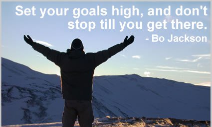 Set your goals high!