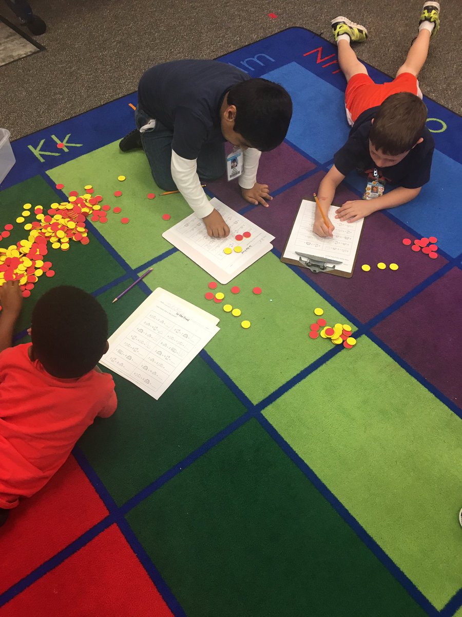 Having fun with addition problems! #creechpride