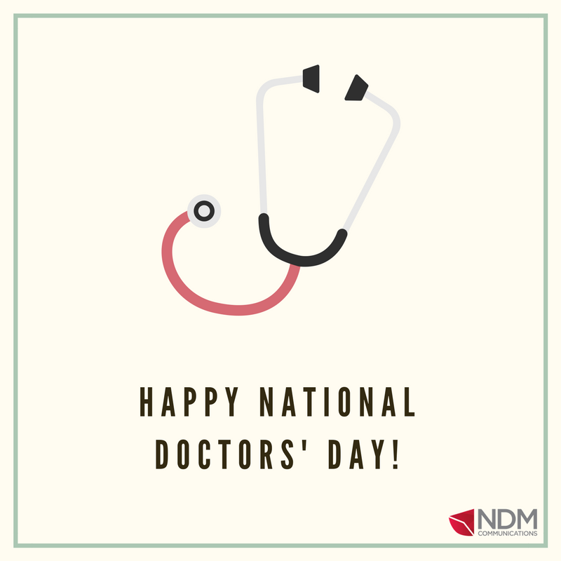 ndmcomm's tweet photo. To all the doctors that positively impact our communities and lives, we say thank you. #NationalDoctorsDay https://t.co/5h61fRR6Iv
