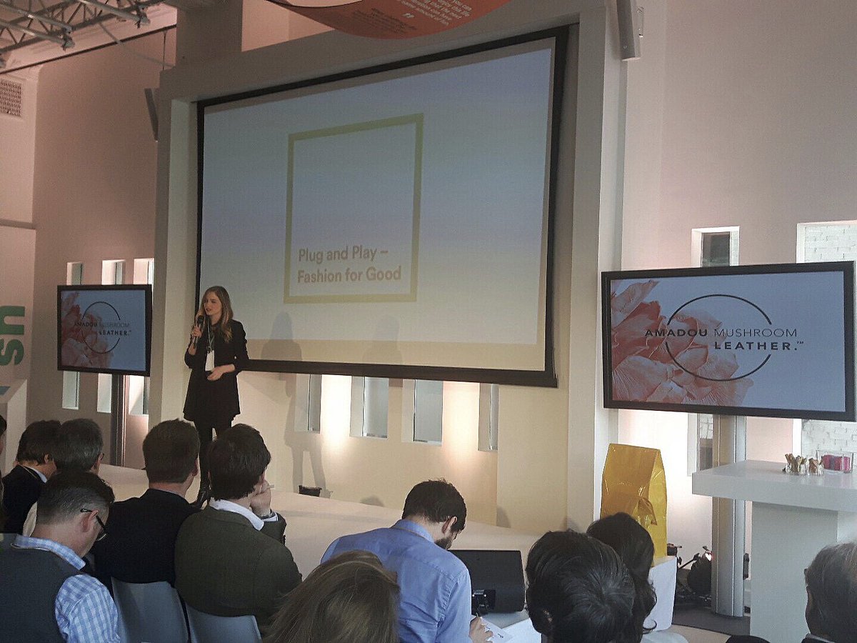 Pitching <a href="/AmadouLeather/">Amadou Leather</a> at @FashionforGood Launch Event w/ support from <a href="/PlugandPlayTC/">Plug and Play Tech Center</a> <a href="/CandAFund/">CandAFund</a> <a href="/KeringGroup/">Kering</a> <a href="/CradletoCradle/">MBDC_C2C</a> <a href="/Canopyplanet/">Canopy</a>