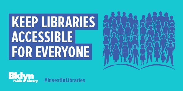 I love my <a href="/BKLYNlibrary/">Brooklyn Public Library</a>! #Resist cuts to libraries and the arts! #InvestinLibraries #Brooklyn