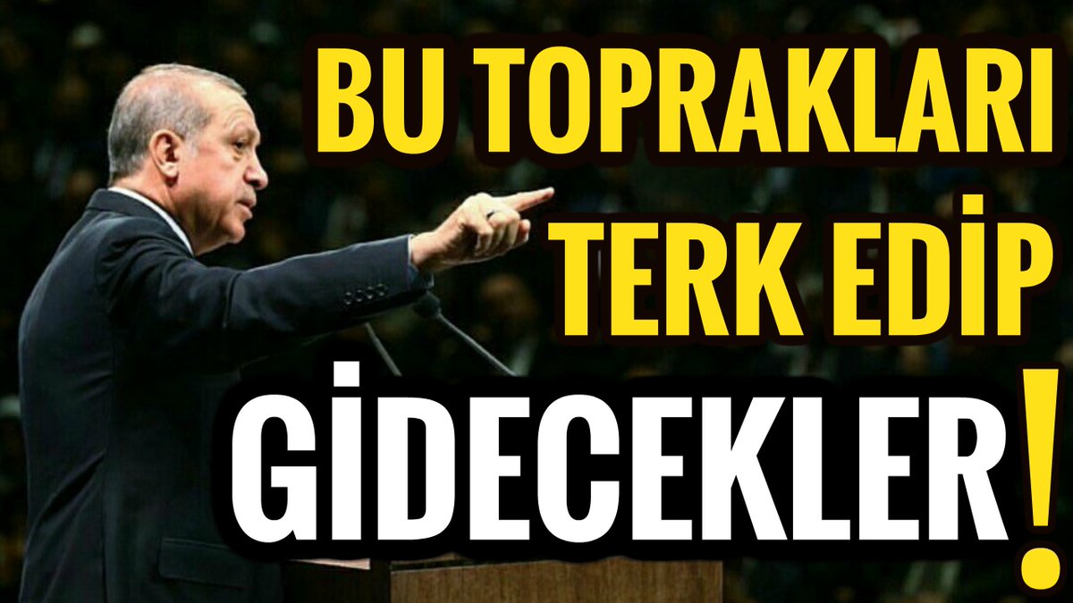 Erdoğan, BU TOPRAKLARI TERK EDİP GİDECEKLER !

>>> youtu.be/TSdNupdN0o0

#RegaipKandili Fuat Avni
#TekadamaİzmirdenHAYIR #EdirneEVETdiyor