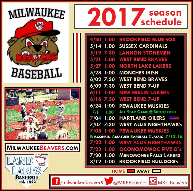 30 days until #OpeningDay!  Here's the final version of our summer migration patterns in the 96th season of <a href="/LandOLakesWI/">Land O' Lakes Baseball and Fastpitch Leagues</a> #baseball #MKE
