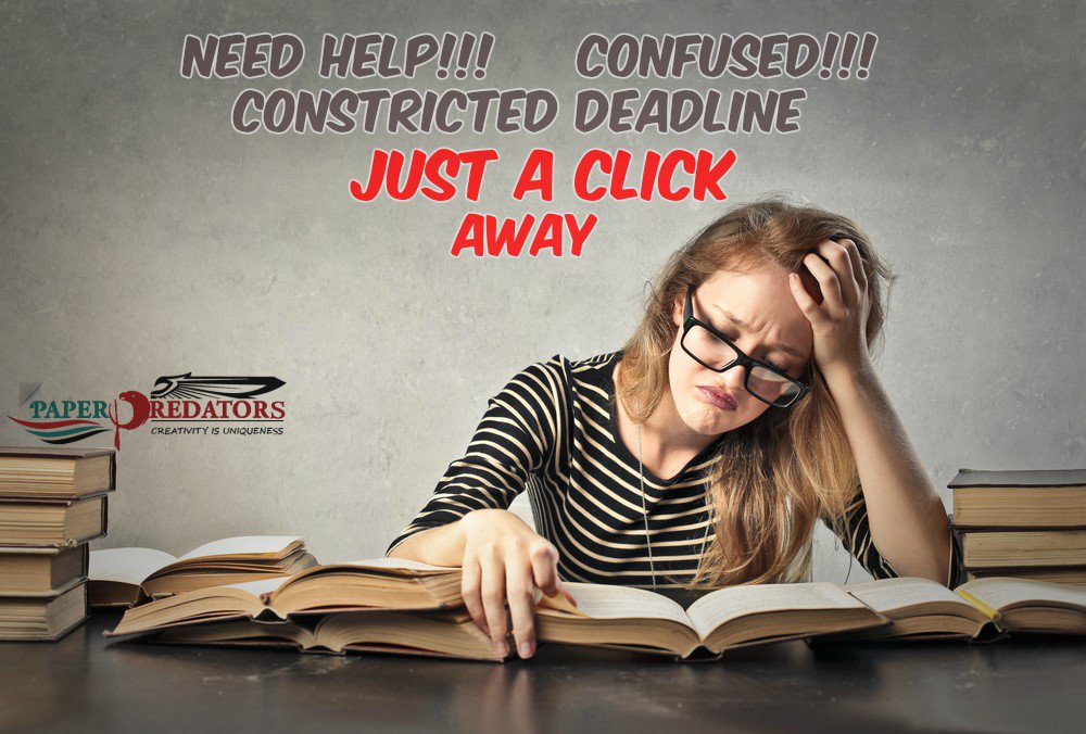 Paper_Predators's tweet image. Need Help!!! Confused!!! Constricted Deadline
Just A Click Away
#Paperpredators
#professional #writing