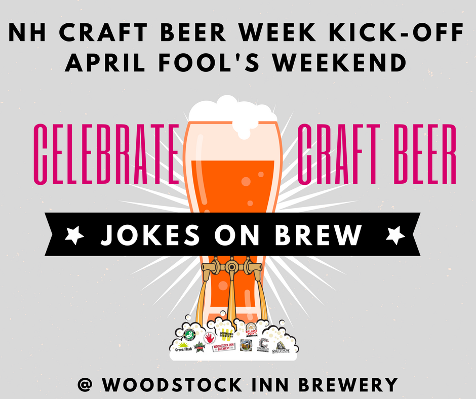 WoodstockBrew's tweet photo. We are SOOOO psyched for #jokesonbrew! Tickets to Fri &amp; Sat night still avail! Call 800.321.3985 
Details @ https://t.co/hLCzAPfvIE #nhbeer https://t.co/FCo6GgN5Bu