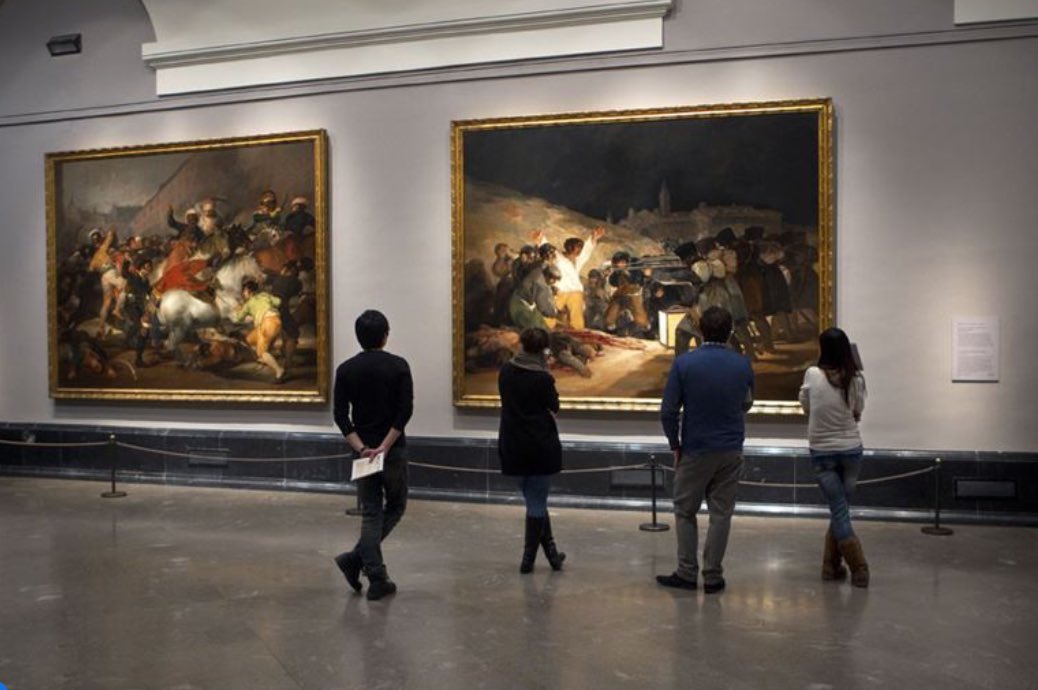 Santiagoart Los Fusilamientos Del 3 De Mayo 1808 By Francisco De Goya Spain 1746 18 Romantic Painter Museo Del Prado Madrid T Co 5jirrlgp9w