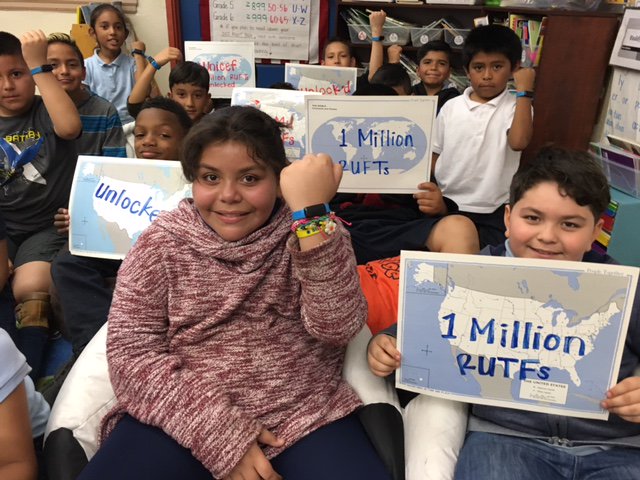 GoKidPower's tweet image. #UNICEFKidPower Schools unlock 1 MILLION packets of RUTF!!! #amazing #kidshelpingkids #getactive #savelives #teachunicef #globalcitizens