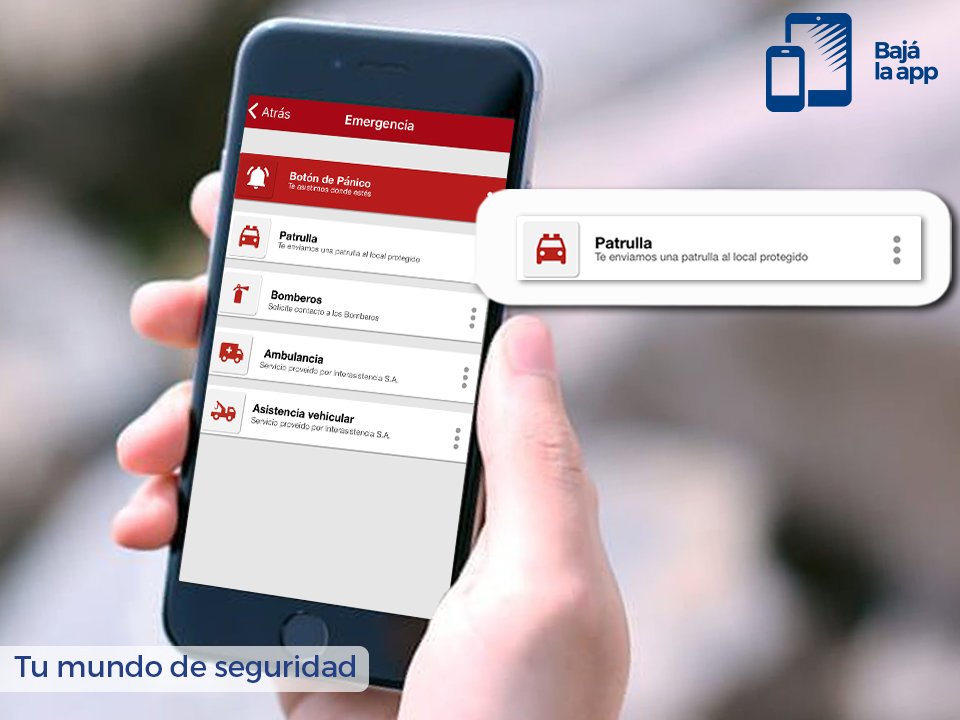 Solicitá una patrulla directamente desde la APP para que acuda a donde lo solicites, sin ningún costo. ;) bit.ly/2hBWfCM!