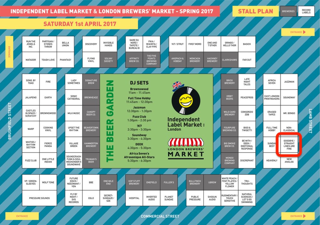Here's where you can find us today at the <a href="/IndieLabelMkt/">Indie Label Market</a> today with some <a href="/Mansionair/">mansionair</a> &amp; @Soakofficial EPs and <a href="/CHVRCHES/">CHVRCHES</a> rarities! #ILMLondon