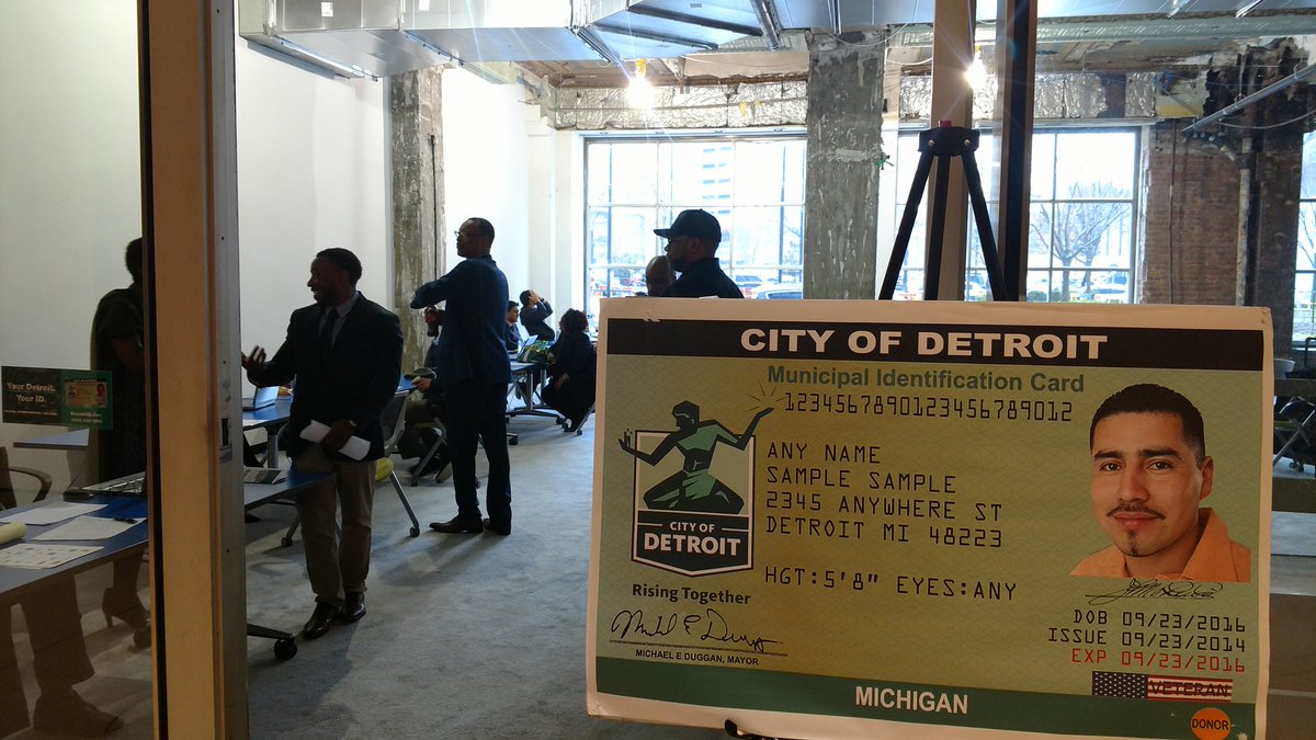 FayrouzSaad's tweet photo. In downtown #Detroit today with @QuickenLoans getting Detroiters their #Detroitid https://t.co/CiV1RKez3u