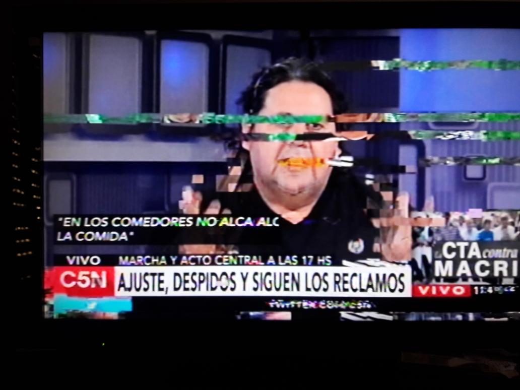 perezagnesa's tweet photo. @C5N no se ve !!! Y no tiene audio en #Concordia a ésta hora. Quiero ver de la marcha  #Videocable #30M
@Gatosylvestre @robdnavarro https://t.co/9ojqvbJxcH