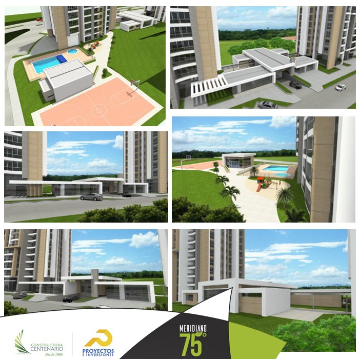 ConstCentenario's tweet photo. Nuevos renders del proyecto #Meridiano75° #ApartamentosEnArmenia. => https://t.co/ck5hyGYkud #ApartamentosCampestres #ConstructoraCentenario https://t.co/9aTauZoHtx