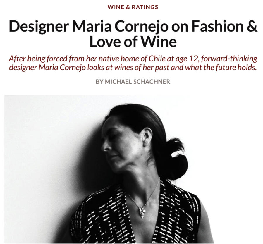 kristinaschreck's tweet photo. @WineEnthusiast: Designer Maria Cornejo on Fashion &amp; Love of Wine. https://t.co/bTyY359yUA @zeromcornejo https://t.co/4YOWkl8iLn