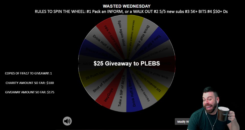GIVEAWAY thanks to yesterday's #WW stream! 

RETWEET this tweet and follow me to enter ALL THE GIVEAWAYS! 

(1 copy of FIFA, 2x $50, 1x $75)