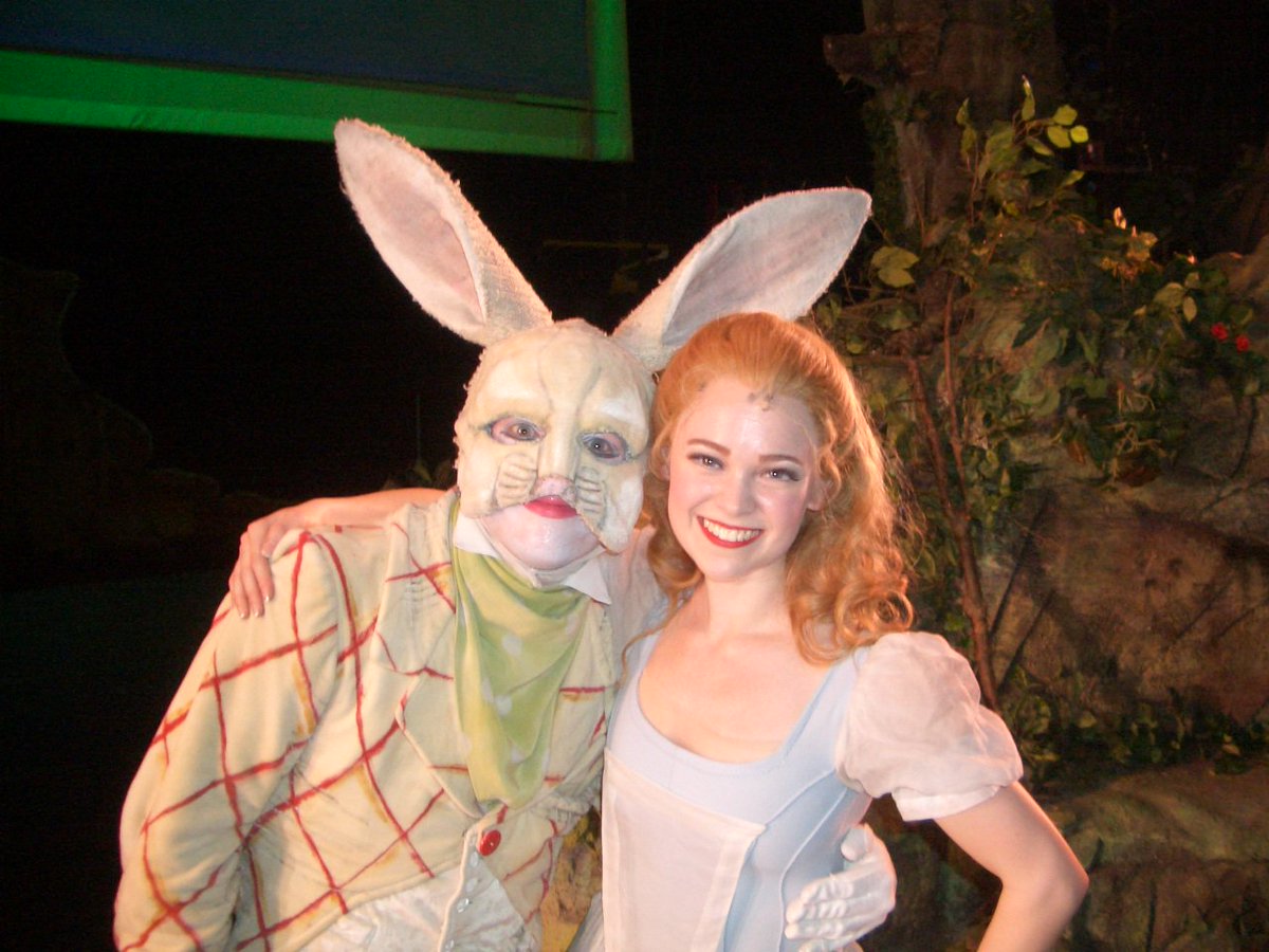 TomKilps's tweet photo. Remembering when: @TBTheater Alice in Wonderland with Carrie in 2007 #TBThursday https://t.co/m3OTdNxmIv