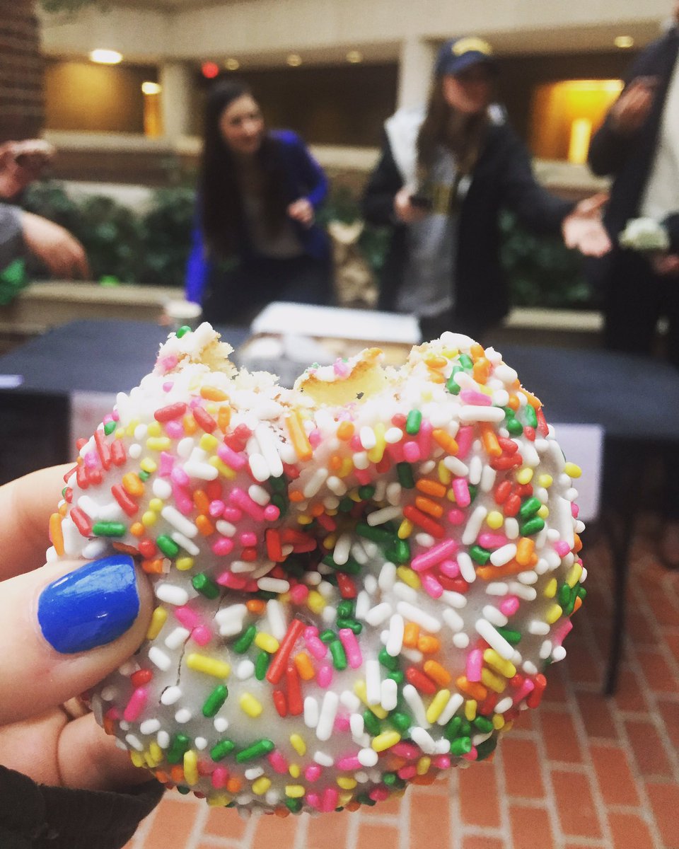 Doughnuts in the Chem building until 4pm! Stop by to make a change for girls' education worldwide!