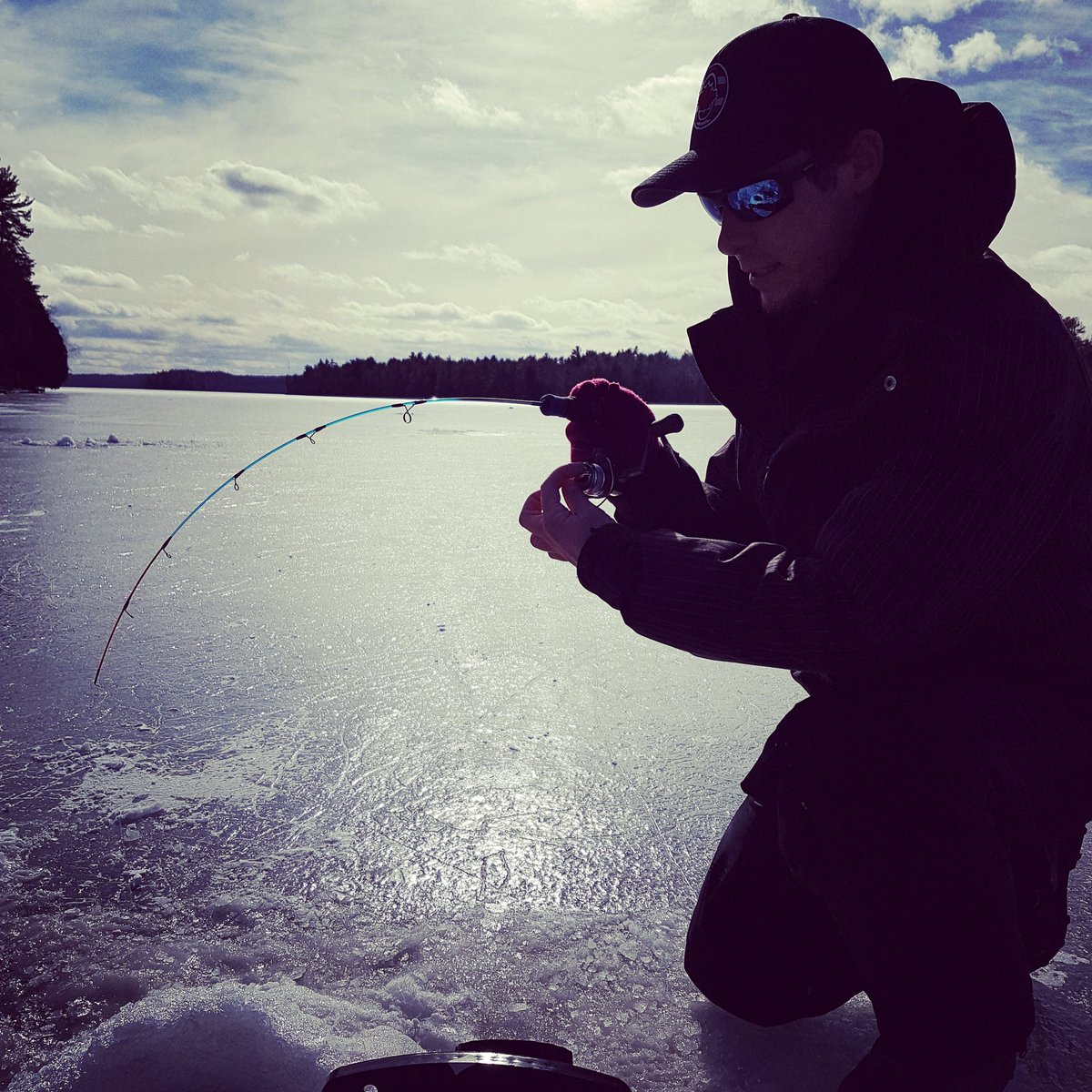 MacFish613's tweet image. And the sun sets on another ice season. Lots of fun and lots of fish. Can't wait for open water! #fishing #icefishing