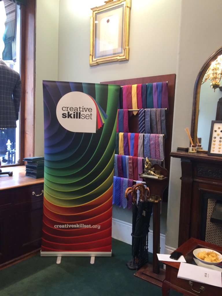 <a href="/HenryPooleCo/">Henry Poole & Co.</a> getting ready for Anne Tyrell student design award - thank you to Simon and Philip @SkillsetSSC