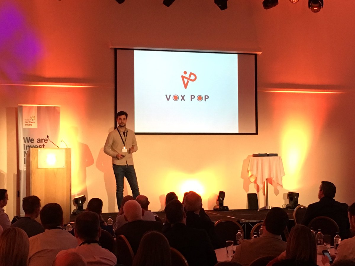 MorrowComms's tweet photo. Davide @MediaVoxpop shares the story of his user generated video content platform @startplanetNI #SPNIDemoDay #StartFastBelfast https://t.co/0yTgvQWg7j