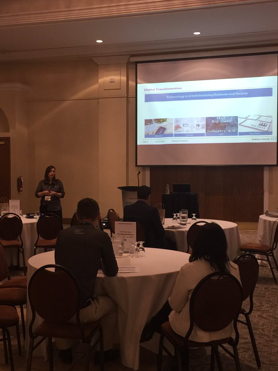 Endress_CA's tweet photo. Next presentation: "Using #IIOT to mitigate potential fines relating to your plant's #effluent" w/Stephanie Stevenson! #TechDaysBurlington https://t.co/Ou80JP854X