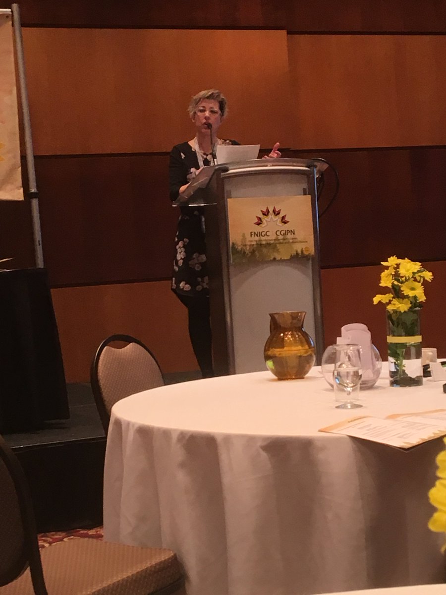 fnigc's tweet photo. “Try differently. Not harder” INAC’s Alison Rygh on what she’s learned from her discussions with FN ppl about open data #FNDataGov https://t.co/VREiszMqnH