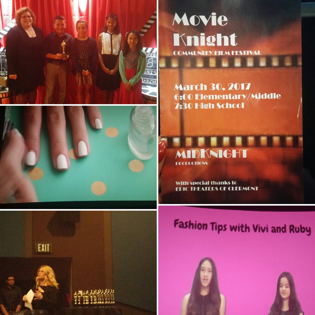 LakeIMMS's tweet photo. Enjoying Movie Knight at Epic Movie Theatre!! Great films created and directed by students. @lakeschools @MCruz_IMMS @secondary612CI https://t.co/kgmFdgRDRj